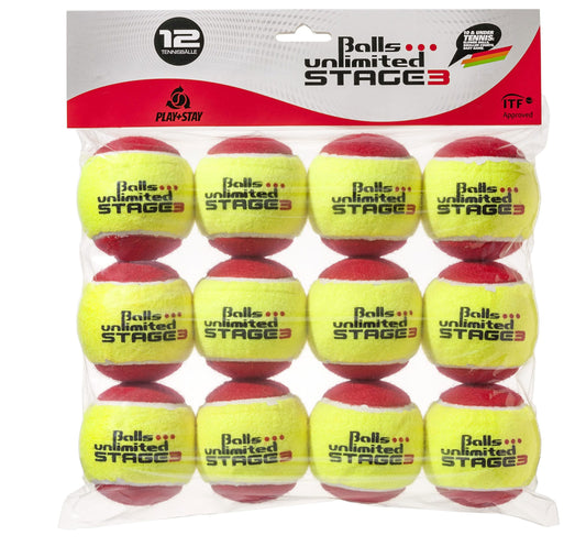 Balls Unlimited Stage3 – Gelb/Rot 12er Pack